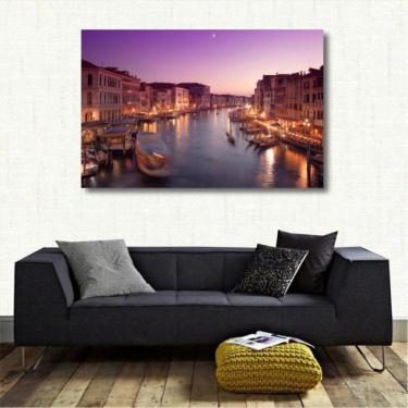 Imagem de Quadro Decorativo Paisagem Itália Veneza - Tela em Tecido