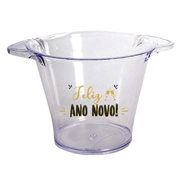 Imagem de Balde de Gelo Personalizado Feliz Ano Novo