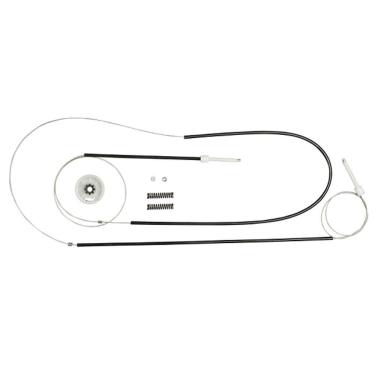 Imagem de Kit Reparo Máquina de Vidro Elétrico Vw Gol G3 97> Portas Dianteiras C/ Engrenagem Roldana Metal