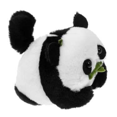 Imagem de SOIMISS Boneco Panda Lindo Panda De Pelúcia Bicho De Pelúcia Urso Panda Pingente De Abanar a Cauda Pingente De Panda De Pelúcia Bicho De Pelúcia Panda Algodão Pp Chaveiro Desenho Animado