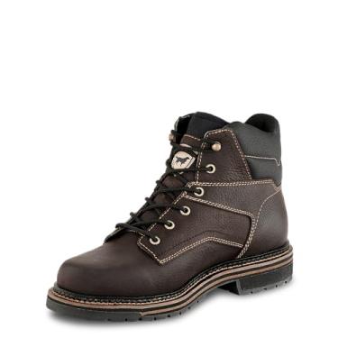 Imagem de Irish Setter, Kittson, Bota de trabalho masculina, 15 cm, bico macio, Marrom, 46