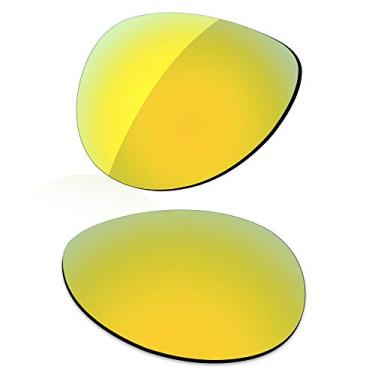 Imagem de LenzReborn Lente polarizada de substituição para óculos de sol Oakley Crosshair New 2012 OO4060 - Amarelo dourado - polarizado espelhado