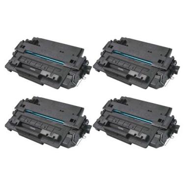 Imagem de Kit 4 Toner Compatível HP 55A CE255A HP P3015 P3016 HP M521 - PRINTECH