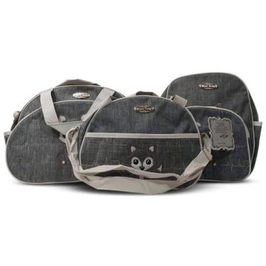 Imagem de Kit Sacola Frasqueira Bolsa Maternidade Térmica Raposa Mave - Mave Bab