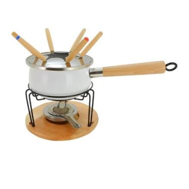 Imagem de Conjunto para Foundue Mimo ASF22400 Inox Prata com Cabo - Mimo Style