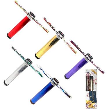 Imagem de Star Magic Kaleidoscope Glitter Wand - 9 Inch Scope with a 12 Inch Glitter Wand - Liquid Motion Kaleidoscope. ONE Randomly Selected Color Kaleidoscope in A Gift Box
