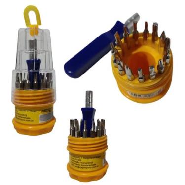 Imagem de Kit Chaves Ferramenta P/ Manutenção 15pc De Celular Notebook - ELITE 