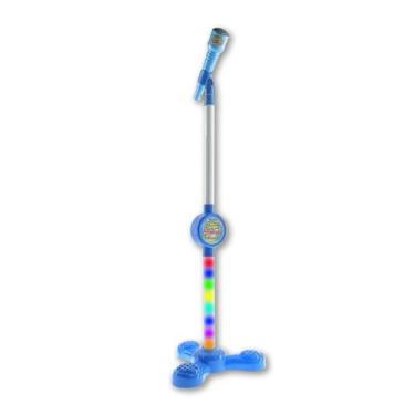 Imagem de Microfone Com Pedestal Infantil Cor Azul ELT-00902 - Elite