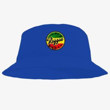 Imagem de Chapéu Bucket Hat Estampado Reggae - MP Moda Masculina, Único, Azul cl