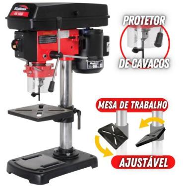 Imagem de Furadeira De Bancada Kajima FB1300 Elétrica Bivolt 1/3HP Furos 50mm Ma