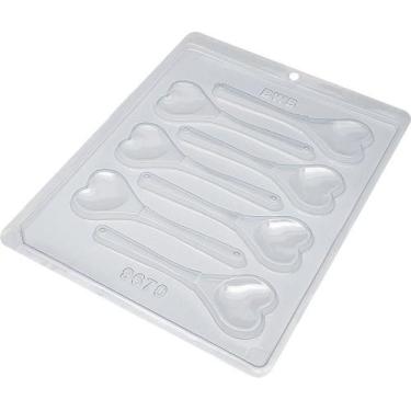 Imagem de Forma de Acetato Colher Coração Cód. 9670 BWB