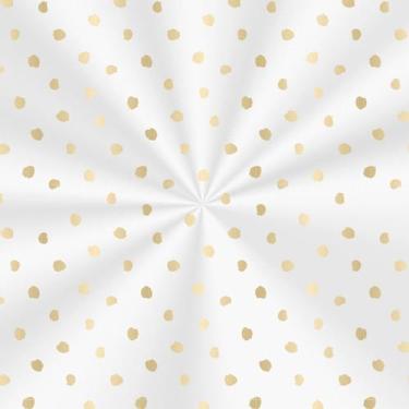 Imagem de Saco Adesivado Decorado com Aba - Dots Ouro - 100 unidades - Cromus - 