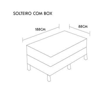 Imagem de Colchão SLIM POCKET - LATEX e MOLAS - Latex Foam, BOX, Solteiro 88x188