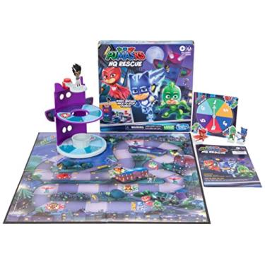 Imagem de PJ Masks Hasbro Gaming HQ Rescue Kids Board Game, Preschool Games, Race to Stop Romeo, Includes 3D Plastic Tower, Kids Games Ages 4 and Up