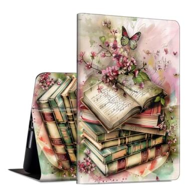 Imagem de GFRGTFHYT Capa para tablet Amazon Fire HD 10 e 10 Plus (13ª/11ª geração, versão 2023/2021) capa inteligente de couro PU fino de 10,1 polegadas ajustável em vários ângulos com despertar/hibernar