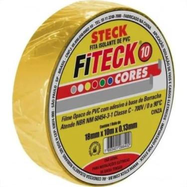 Imagem de Fita Isolante Steck 10M Amarela - Sft1310Am - Kit C/10 Pecas