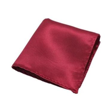 Imagem de Lenço de Bolso Masculino Vintage - Quadrado, Sólido e para Padrinhos d