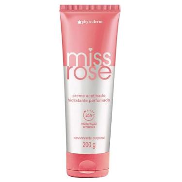 Imagem de Phytoderm Creme Acetinado Hidratante Corporal Bisnaga Miss Rose 200g