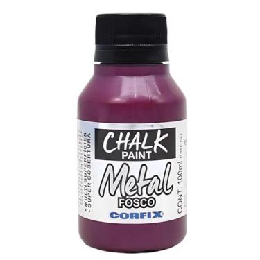 Imagem de Tinta Chalk Paint Metálica Fosca Corfix 100ml - 23111, 484 - FUCSHIA