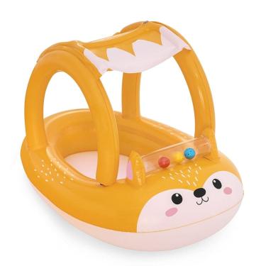 Imagem de Bote Infantil Raposinha Boia Com Cobertura e Guarda Sol Bel