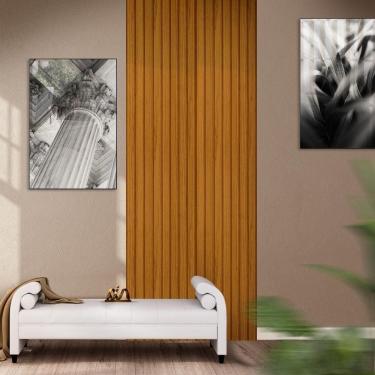 Imagem de Placa Decorativa Ripada 95 Cm X 250 Cm 100% Mdf Naturale Notório Jm Móveis