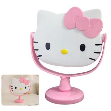 Imagem de Espelho Original Hello Kitty com Base Ifantil Presente - Sanrio