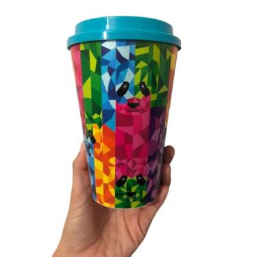 Imagem de Copo Animado Estilo americano - Copo Bucks Café com tampa e bocal 650ml - Modelo: PANDA