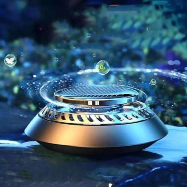 Imagem de Aromatizante Circular Difusor de Cheiro Para Carro a Energia Solar AL-3000
