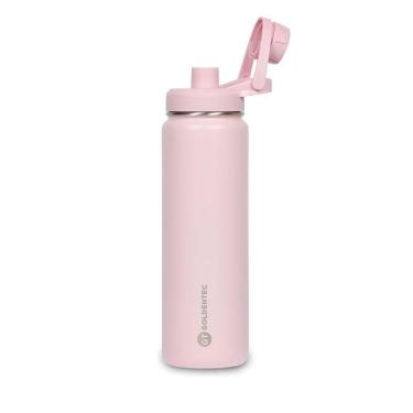 Imagem de Garrafa Térmica Goldentec Colors - 500ml - Inox - Quente/Frio por ate 24h - BPA Free - Rosa - 60049