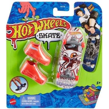 Imagem de Hot Wheels Skate de Dedo com Tenis HGT46 Mattel