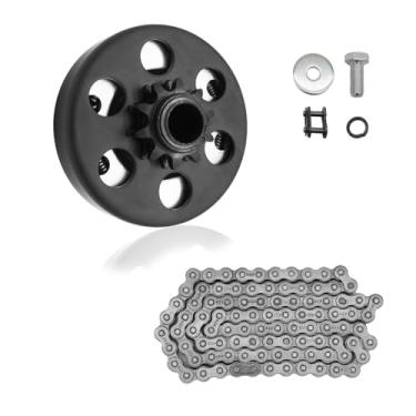 Imagem de KRGUOD Embreagem Centrífuga, Embreagem Para Kart, Furo 3/4, 10T Com Corrente #40 41 420 Para Mini Bike, Kart, Predator 212, Cortador De Grama E Motor Honda Gc Gx 2-6,5 Hp Gc160 Gc190 Gx120 Gx140 Gx