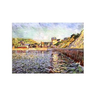 Imagem de Paul Signac Famosas Pinturas-Impressas em Tela-Porta 6-Moderno Pôster Decoração Sala de Estar e Quarto 50x70cm20x27in Sem Moldura