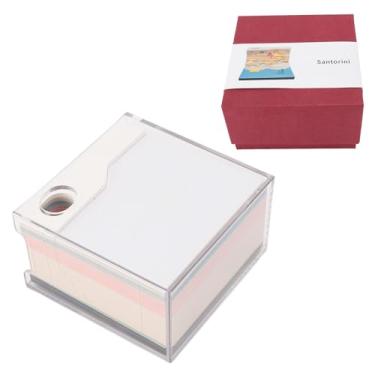 Imagem de Notas pegajosas 3D Rasgar o Memo Pad inovador multifuncional Santorini 3D Art Craft Note Pad para Decoração para Presentes de Aniversário do Ornamento de Desktop