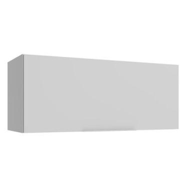 Imagem de Armário Aéreo Madesa Stella 80cm 1 Porta Basculante Branco