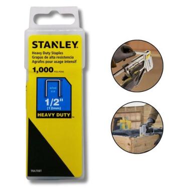 Imagem de Grampo Grampeador Stanley Heavy Duty 12mm 1/2 Pol. Tapeceiro Marceneir