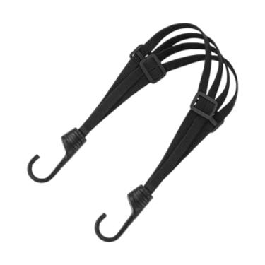 Imagem de RNXRZANK Cinta de Bagagem com Ganchos, Acessórios para Motocicleta, Corda Fixa, Corda Elástica para Bagagem, Traseira, 60cm