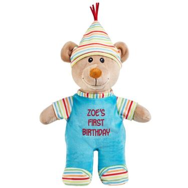 Imagem de Ursinho de pelúcia Let`s Make Memories Happy Birthday 30cm