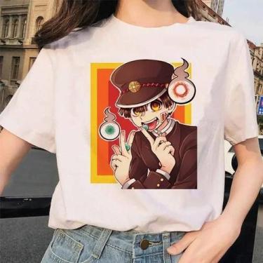 Imagem de Camiseta Feminina Harajuku Ullzang Hanako-Kun - Estampa Gráfica Anos 9