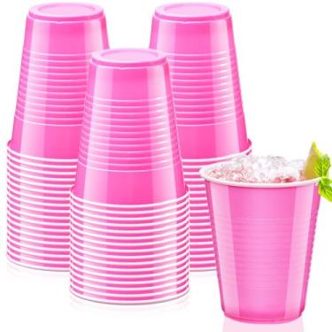 Imagem de Copos plásticos descartáveis Yinder 18 onças (50 unidades) rosa