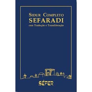 Imagem de Livro Sidur Completo Sefaradi Com Tradução E Transliteração