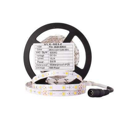 Imagem de Fita Led 60 Led/m 12v 25w Ip20 5m Branco Quente/neutro/frio (Branco Quente 3000k)