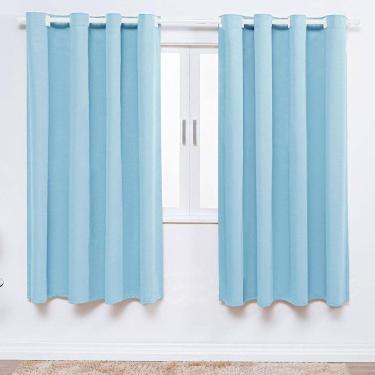 Imagem de Cortina Infantil Para Menino 2 Metros Azul Para Varão