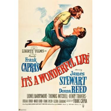 Imagem de Póster Decorativo It's A Wonderful Life 31x46 cm - Poster Foundry