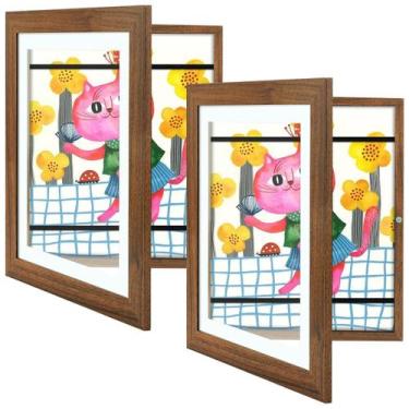 Imagem de Molduras de arte infantis Golden State Art 25x32cm, conjunto de abertu