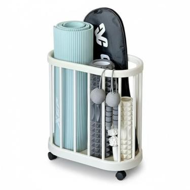 Imagem de Cesto Organizador Rodinhas Multiuso Carrinho Roupa Acessorios Objetos 