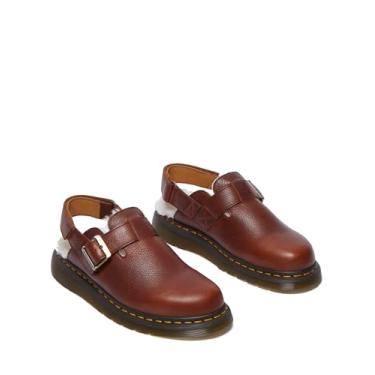 Imagem de Dr. Martens Jorge II unissex adulto com forro de pele sintética Slingback Mules, Caju, 9 Women/8 Men