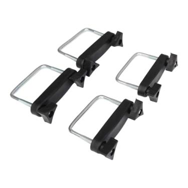 Imagem de Generic Suporte para bagageiro de teto, clipe em U, acessórios para bagagem de teto, peças de reposição, parafusos de metal para bagageiro de teto, suportes, 8cm 1 Peça