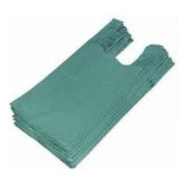 Imagem de Sacola Reciclada 40 X 50 Verde Pacote Com 1 Kg Mercado - Higipack