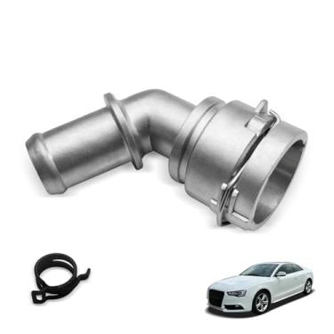 Imagem de 1J0122291D Uselection Conector Rápido de Alumínio Refrigerante Flange Mangueira Acoplador Tubo para Audi A3 A5 TT VW Bettle Bora CC Golf Passat Phaeton Sharan 5QD122291AM