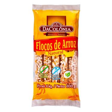 Imagem de Flocos de Arroz Natural DaColônia Zero Lactose 100g